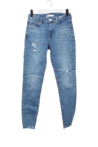 Blugi de femei Zara, Mărime XS, Culoare Albastru, Preț 85,99 Lei