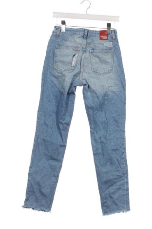 Damskie jeansy Zara, Rozmiar XS, Kolor Niebieski, Cena 72,99 zł