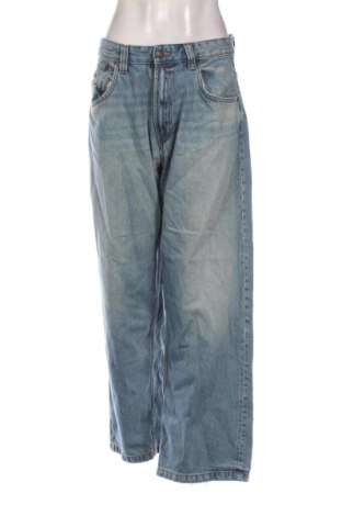 Damskie jeansy Zara, Rozmiar L, Kolor Niebieski, Cena 72,99 zł