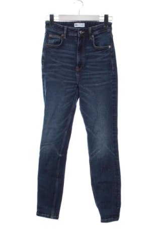Damskie jeansy Zara, Rozmiar XS, Kolor Niebieski, Cena 75,02 zł