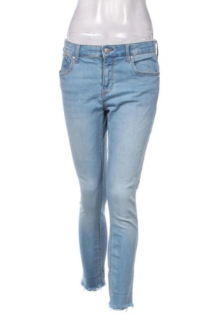 Damskie jeansy Zara, Rozmiar L, Kolor Niebieski, Cena 74,01 zł