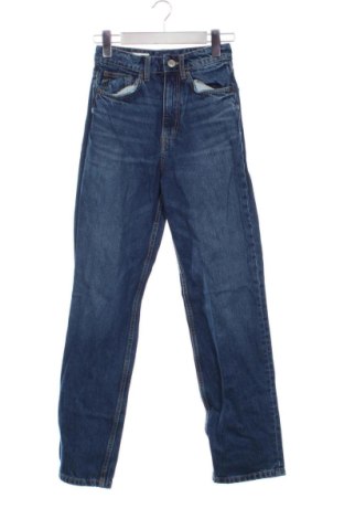 Damskie jeansy Zara, Rozmiar XS, Kolor Niebieski, Cena 75,02 zł