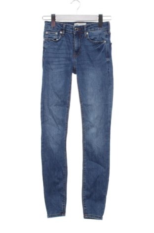 Dámske džínsy  Zara, Veľkosť XS, Farba Modrá, Cena  16,95 €