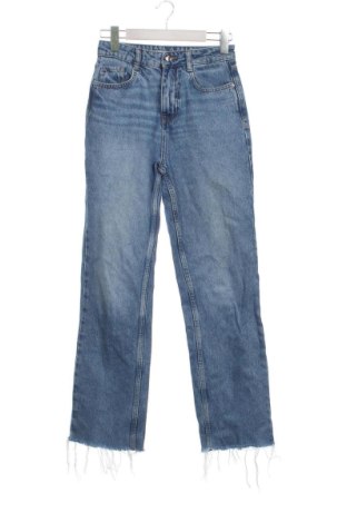 Damskie jeansy Zara, Rozmiar XS, Kolor Niebieski, Cena 75,02 zł
