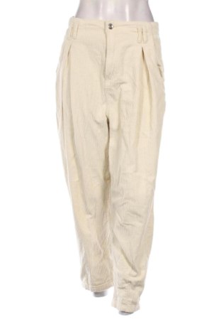 Damen Cordhose Bershka, Größe S, Farbe Ecru, Preis € 14,77