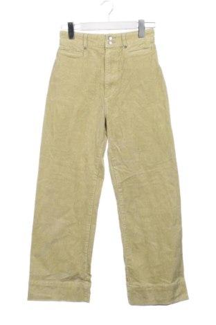 Női kordbársony nadrág Ghanda, Méret XS, Szín Zöld, Ár 12 349 Ft