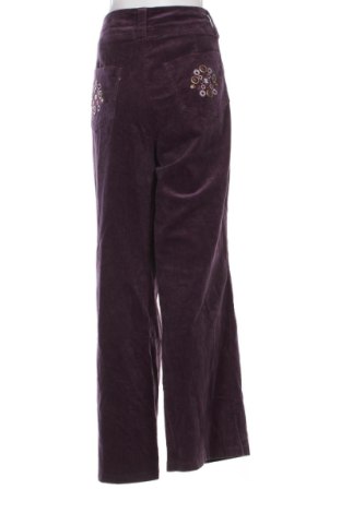 Dámske menčestráky Ulla Popken, Veľkosť 3XL, Farba Fialová, Cena  11,95 €