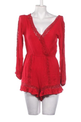 Дамски къс гащеризон Amisu, Размер S, Цвят Червен, Цена 19,95 €