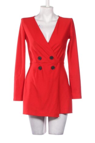 Дамски къс гащеризон Bershka, Размер M, Цвят Червен, Цена 20,45 €