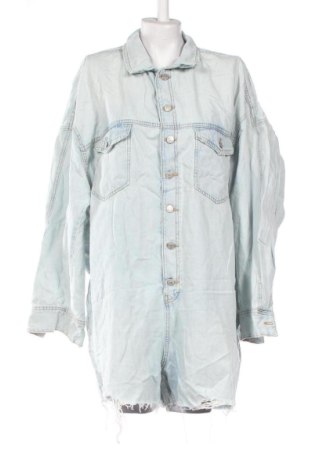 Women's short jumpsuit Zara, Μέγεθος 3XL, Χρώμα Μπλέ, Τιμή 20,99 €