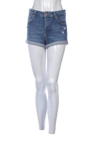 Damskie szorty Bershka, Rozmiar M, Kolor Niebieski, Cena 33,99 zł