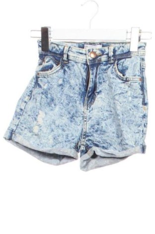 Дамски къс панталон Bershka, Размер XS, Цвят Син, Цена 10,00 €
