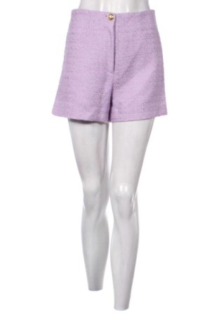 Pantaloni scurți de femei Zara, Mărime S, Culoare Mov, Preț 53,00 Lei