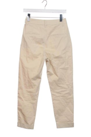 Дамски панталон Bershka, Размер XS, Цвят Бежов, Цена 15,00 €