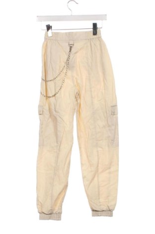 Damskie spodnie Bershka, Rozmiar XXS, Kolor Beżowy, Cena 78,99 zł