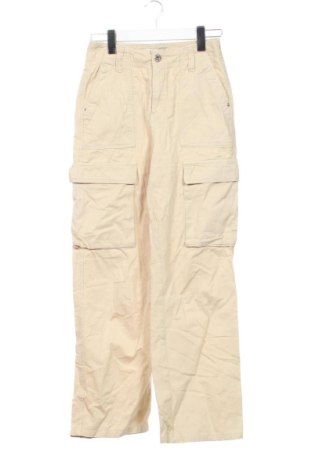 Damenhose Bershka, Größe XS, Farbe Beige, Preis 19,99 €