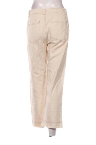 Damskie spodnie Bershka, Rozmiar M, Kolor ecru, Cena 78,99 zł