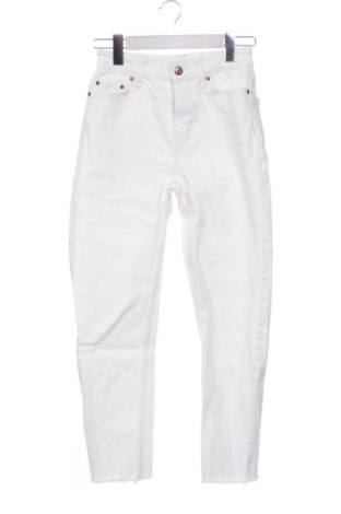 Damskie spodnie Bershka, Rozmiar XXS, Kolor Biały, Cena 79,15 zł