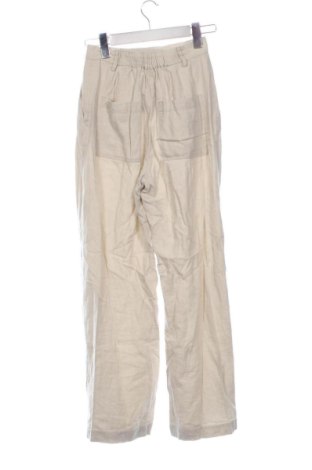 Damskie spodnie Bershka, Rozmiar XS, Kolor Beżowy, Cena 80,38 zł