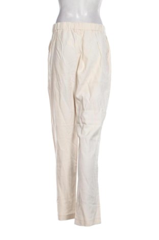 Pantaloni de femei Gina Tricot, Mărime L, Culoare Ecru, Preț 127,45 Lei