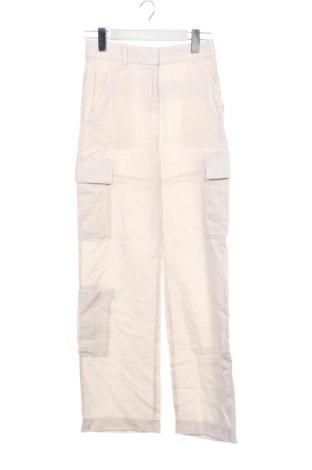 Damskie spodnie H&M, Rozmiar XS, Kolor ecru, Cena 80,38 zł