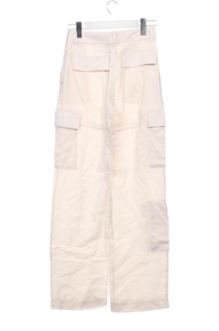 Damskie spodnie H&M, Rozmiar XS, Kolor ecru, Cena 80,38 zł
