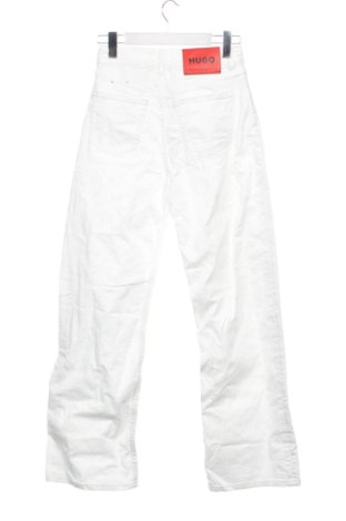 Damskie spodnie Hugo Boss, Rozmiar XS, Kolor Biały, Cena 973,15 zł