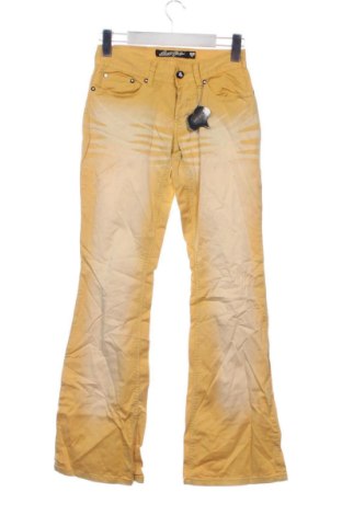 Дамски панталон Last Girl, Размер XS, Цвят Жълт, Цена 15,33 €