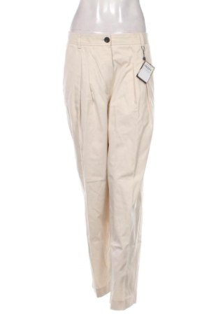 Pantaloni de femei Massimo Dutti, Mărime M, Culoare Ecru, Preț 338,99 Lei