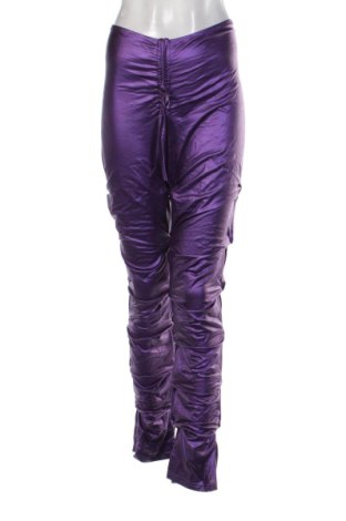 Damskie spodnie SHEIN, Rozmiar XL, Kolor Fioletowy, Cena 95,25 zł