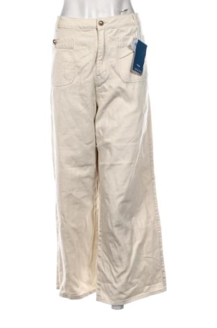 Дамски панталон Sinsay, Размер XXL, Цвят Екрю, Цена 24,00 €