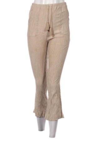 Γυναικείο παντελόνι Stradivarius, Μέγεθος M, Χρώμα  Μπέζ, Τιμή 17,99 €