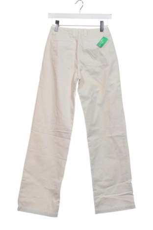 Damskie spodnie United Colors Of Benetton, Rozmiar XXS, Kolor Beżowy, Cena 257,21 zł