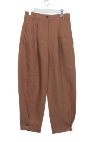 Dámské kalhoty  Zara, Velikost XS, Barva Hnědá, Cena  397,00 Kč
