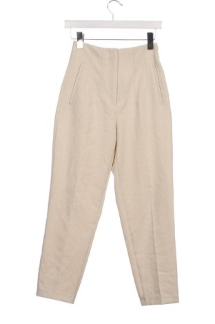 Damenhose Zara, Größe XS, Farbe Beige, Preis 17,99 €