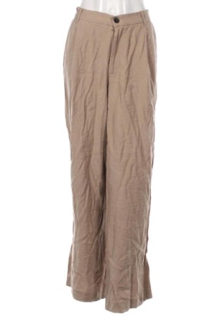 Damskie spodnie Zara, Rozmiar L, Kolor Beżowy, Cena 72,99 zł