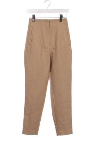 Dámské kalhoty  Zara, Velikost XS, Barva Béžová, Cena  249,00 Kč