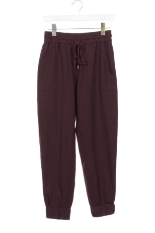 Дамски панталон Zara, Размер XS, Цвят Червен, Цена 13,81 €