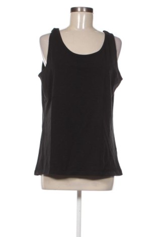 Damska koszulka na ramiączkach Laura Torelli, Rozmiar XL, Kolor Czarny, Cena 45,99 zł
