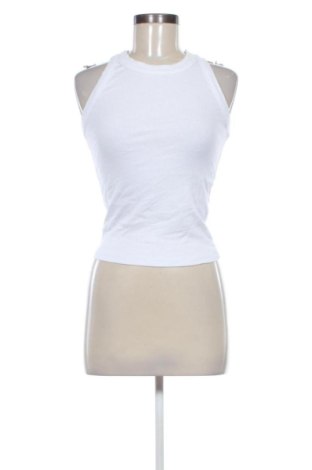 Γυναικείο αμάνικο μπλουζάκι Stradivarius, Μέγεθος M, Χρώμα Λευκό, Τιμή 10,99 €