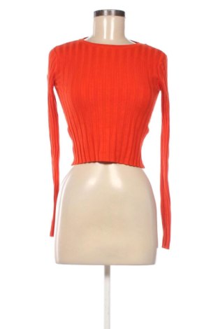Damenpullover Bershka, Größe XS, Farbe Orange, Preis 15,00 €