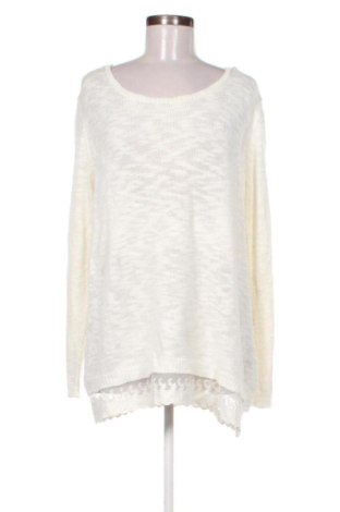Damski sweter Bpc Bonprix Collection, Rozmiar XL, Kolor ecru, Cena 80,38 zł