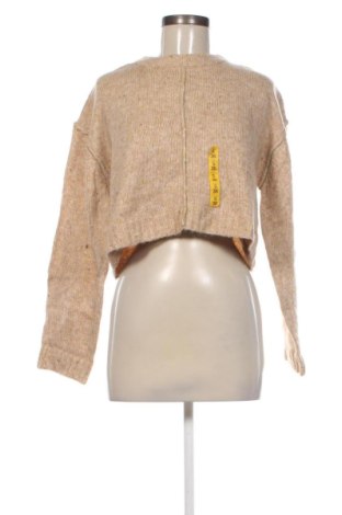 Дамски пуловер Pull&Bear, Размер S, Цвят Бежов, Цена 24,03 €