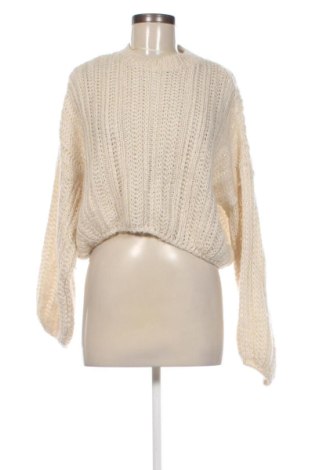 Damski sweter Pull&Bear, Rozmiar S, Kolor ecru, Cena 79,15 zł