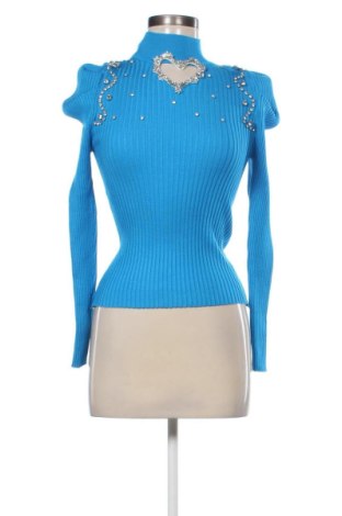 Дамски пуловер S&W, Размер M, Цвят Син, Цена 14,77 €