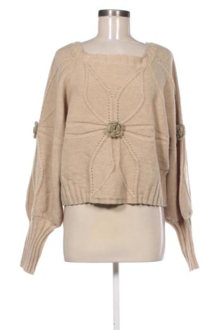 Дамски пуловер Unbranded, Размер L, Цвят Бежов, Цена 14,77 €