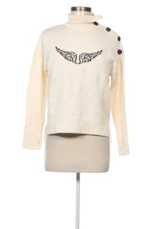 Γυναικείο πουλόβερ Zadig & Voltaire, Μέγεθος S, Χρώμα Εκρού, Τιμή 187,99 €
