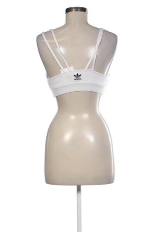 Damen Sporttop Adidas, Größe M, Farbe Weiß, Preis 17,00 €