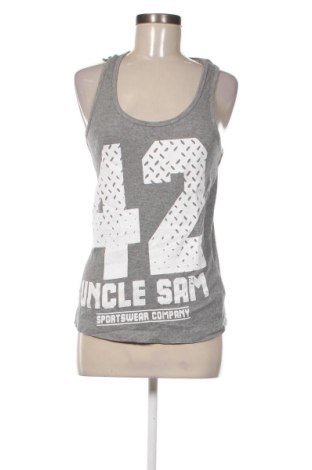 Damen Sporttop Uncle Sam, Größe M, Farbe Grau, Preis € 10,99