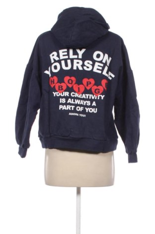 Hanorac de femei Pull&Bear, Mărime S, Culoare Albastru, Preț 91,99 Lei